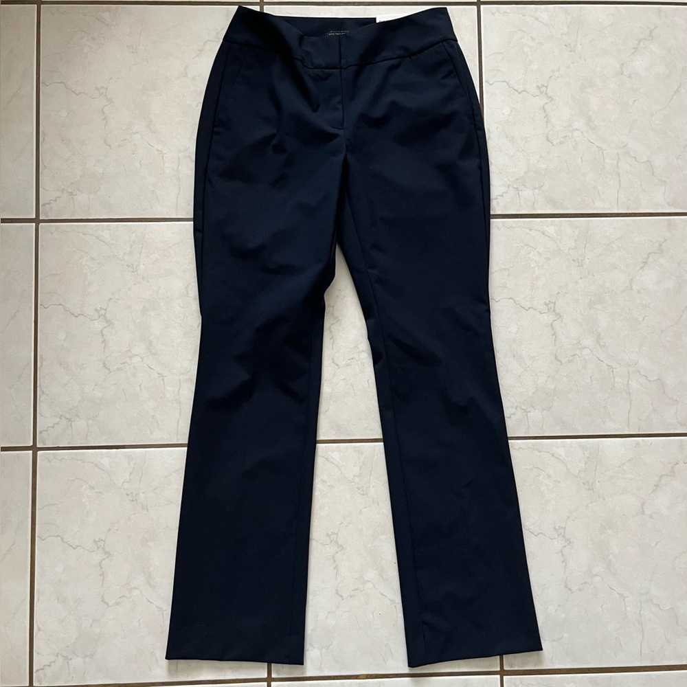 Ann Taylor Black Straight Leg Trouser